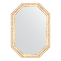 Зеркало настенное Polygon EVOFORM в багетной раме слоновая кость, 49х69 см, BY 7017