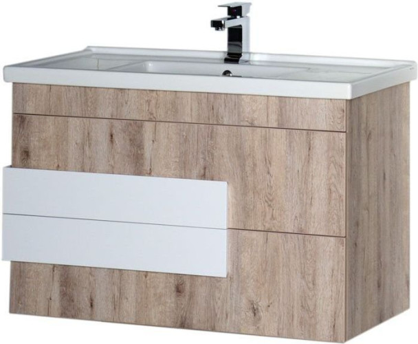 Тумба с раковиной Aquanet Мадейра 100 дуб кантри