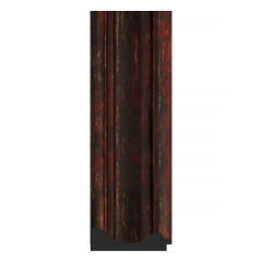 Зеркало настенное Polygon EVOFORM в багетной раме тёмный прованс, 59х79 см, BY 7217