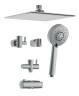 Душевая система Cersanit NENO 5 режимов шланг 150 PVC