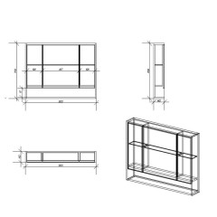 Зеркальный шкаф Alvaro Banos Toledo 90
