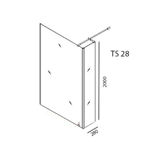 Душевая перегородка Kolpa San Terra TS Open 28