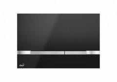 Кнопка смыва alcadrain FLAT 24.7х0.5х16.5 для инсталляции, , цвет Черный (STRIPEBLACK)