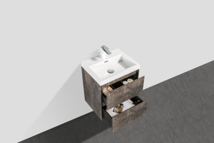 База под раковину подвесная BelBagno PIETRA MINI-500-2C-SO-BL Bianco Lucido