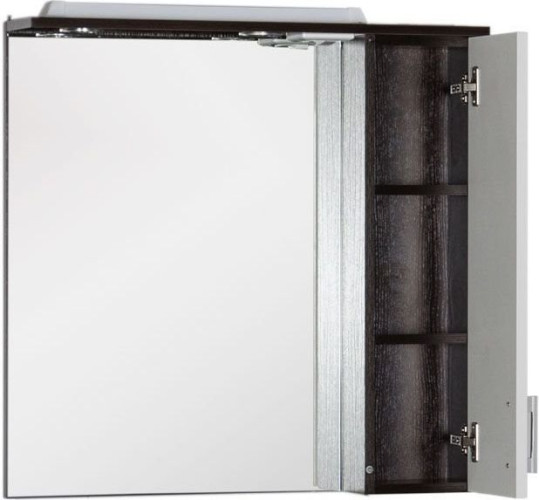 Зеркало-шкаф Aquanet Тиана 75 венге