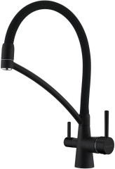 Смеситель для кухни Paulmark SIEGEN, антрацит полностью, 213111-401TB, Paulmark