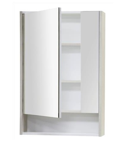 Зеркало-шкаф AQUATON РИКО 65 Белый/Ясень Фабрик (1A215202RIB90)