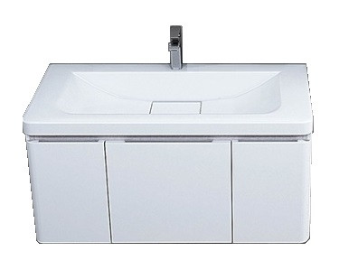 Тумба под раковину AQUATON Шерилл 85 подвесная, белая (1A208801SH010)