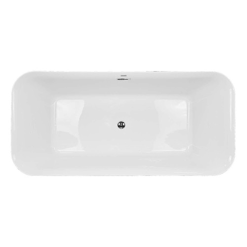 Azario ROVETA AZ-6615 Ванна свободностоящая акриловая 170x80 , в комплекте с сифоном и металлической рамой