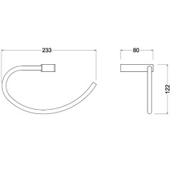 Кольцо для полотенец Schein Swing 325