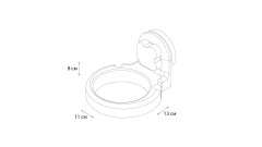 Держатель для фена Grampus Element, GR-3403, белый