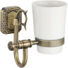 Стакан керамический с настенным держателем Savol S-006458 бронза