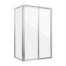 Душевое ограждение Grossman GR-1280 Alba (120*80*190) прямоугольник, дверь раздвижнаяо