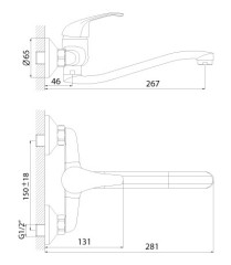 Смеситель Rossinka A35-24