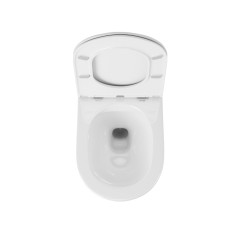 Унитаз подвесной безободковый OWL Wave Cirkel-H с сиденьем DP микролифт