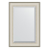 Зеркало настенное с фацетом EVOFORM в багетной раме травленое серебро, 68х98 см, BY 1276