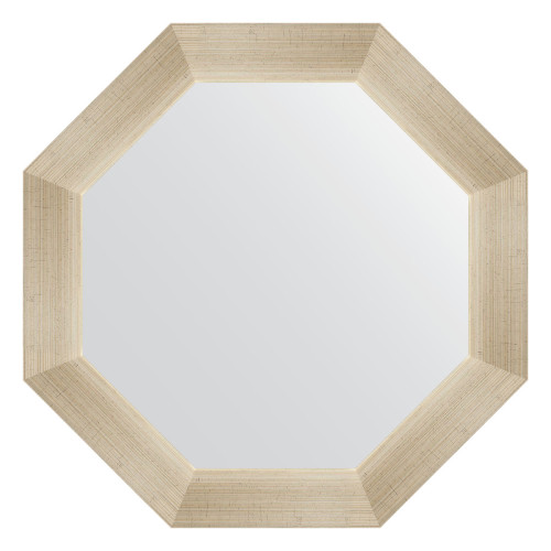 Зеркало настенное Octagon EVOFORM в багетной раме травленое серебро, 50,4х50,4 см, BY 3703