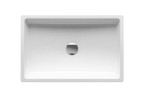 Раковина накладная Ravak FORMY 60х39х14 литьевой мрамор, цвет Белый (XJL01260000)