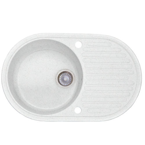 Кухонная мойка Formastone Fosto  КМ 74-46, овальная с крылом,метель
