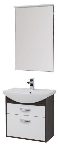 Мебель для ванной Aquanet Грейс 65 дуб кантербери/белый (2 ящика)