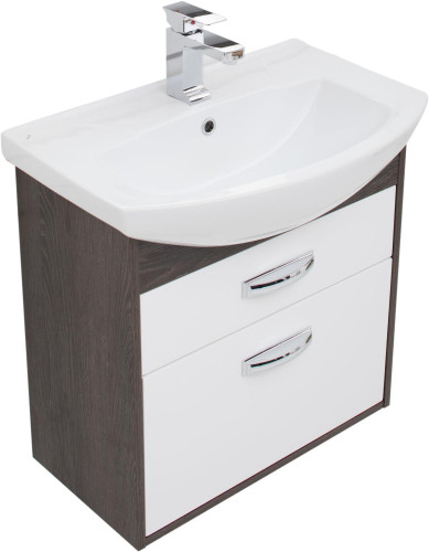 Мебель для ванной Aquanet Грейс 65 дуб кантербери/белый (2 ящика)