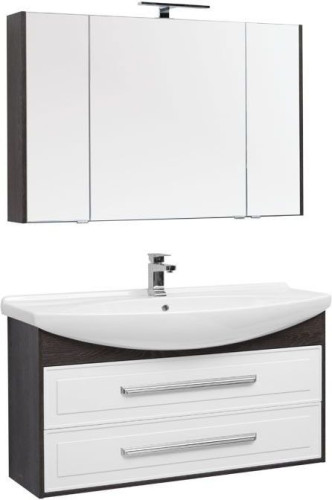 Мебель для ванной Aquanet Остин 120 дуб кантербери/белый