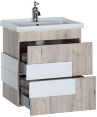 Тумба с раковиной Aquanet Мадейра 60 дуб кантри