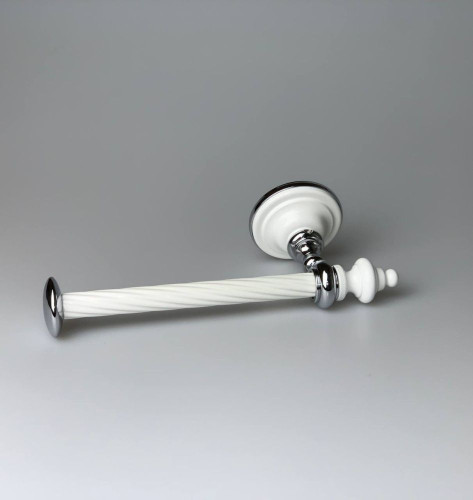 Stil Haus Giunone, бумагодержатель, цвет хром - белый