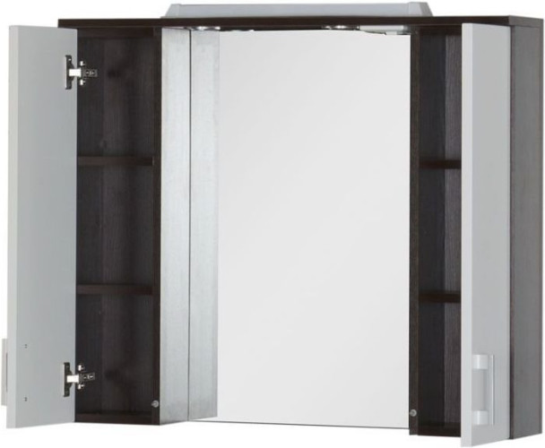 Зеркало-шкаф Aquanet Тиана 90 венге