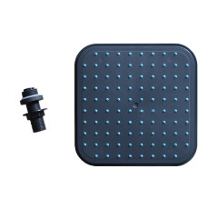 Квадратный верхний душ к душ.кабинам Loranto (FLN), 18х18 см