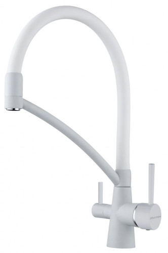 Смеситель для кухни Paulmark SIEGEN, белый полностью, 213111-431TW, Paulmark