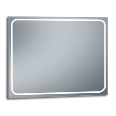 Xpertials EMIN, зеркало 120х80 см, LED свет, вкл/выкл с диммером, профиль матовый хром