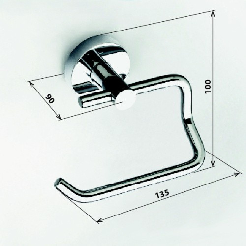 Держатель для туалетной бумаги Bemeta Omega 104112042