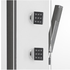 Душевая панель Roltechnik Luce Kvadro 4000381 стойка с гидромассажем