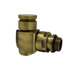 Вентиль запорный SR Rubinetterie угловой серия &quot;Prestige &amp; Minimal&quot; 1/2&quot;, цвет бронза