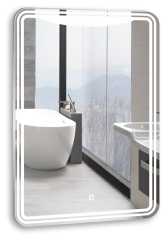 Зеркало AZARIO Мали 550х800 c подсветкой и диммером, сенсорный выключатель (LED-00002534)