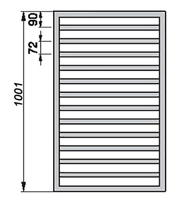 Полотенцесушитель Zehnder Quaro QAM-100-045/ID