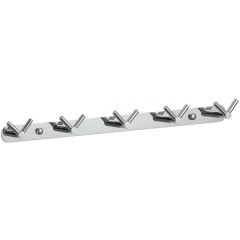 Планка с крючками (5 крючков) Savol S-007225 хром