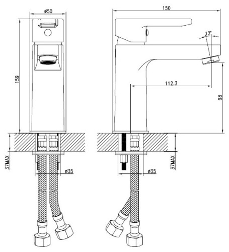Смеситель Iddis Sena SENSB00i01