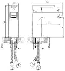 Смеситель Iddis Sena SENSB00i01