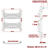Полотенцесушитель Ника ARC ЛД (Г3) 60/40