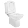 Унитаз-компакт Creo Ceramique TOURS 370х700х790 напольный, с тонкой крышкой и быстросъемным сиденьем микролифт (TO1002N+TO1003N+TO1001N)