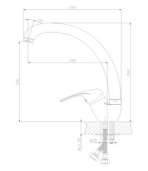 Смеситель Rossinka A35-25
