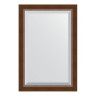 Зеркало настенное с фацетом EVOFORM в багетной раме орех, 62х92 см, BY 1177