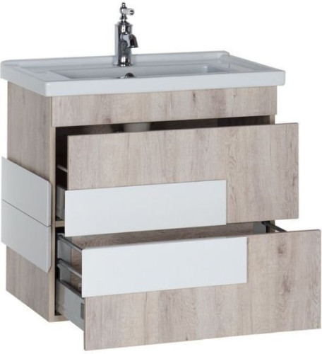 Тумба с раковиной Aquanet Мадейра 70 дуб кантри