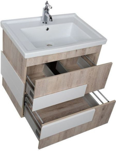 Тумба с раковиной Aquanet Мадейра 70 дуб кантри