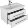 Тумба под раковину Aquanet Сиена 70 белый (подвесной 2 ящика)