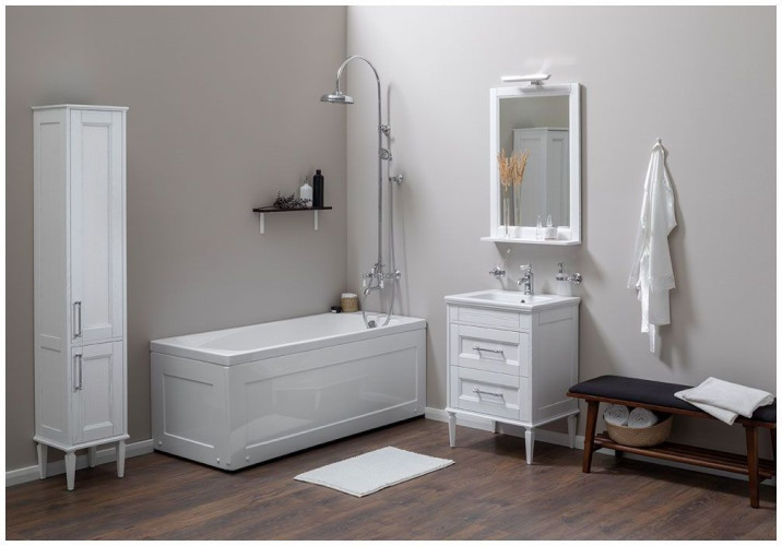 Шкаф-пенал для ванной Aquanet Бостон 36 ясень