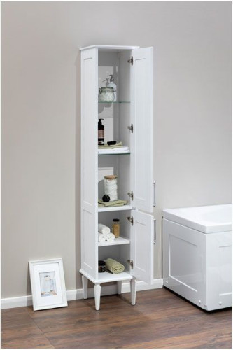 Шкаф-пенал для ванной Aquanet Бостон 36 ясень