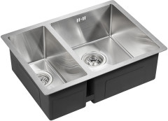 Мойка нерж. сталь Paulmark ZUSAT, PM225944-BSR, брашированная нерж.сталь, правая, 590х440мм, Paulmark